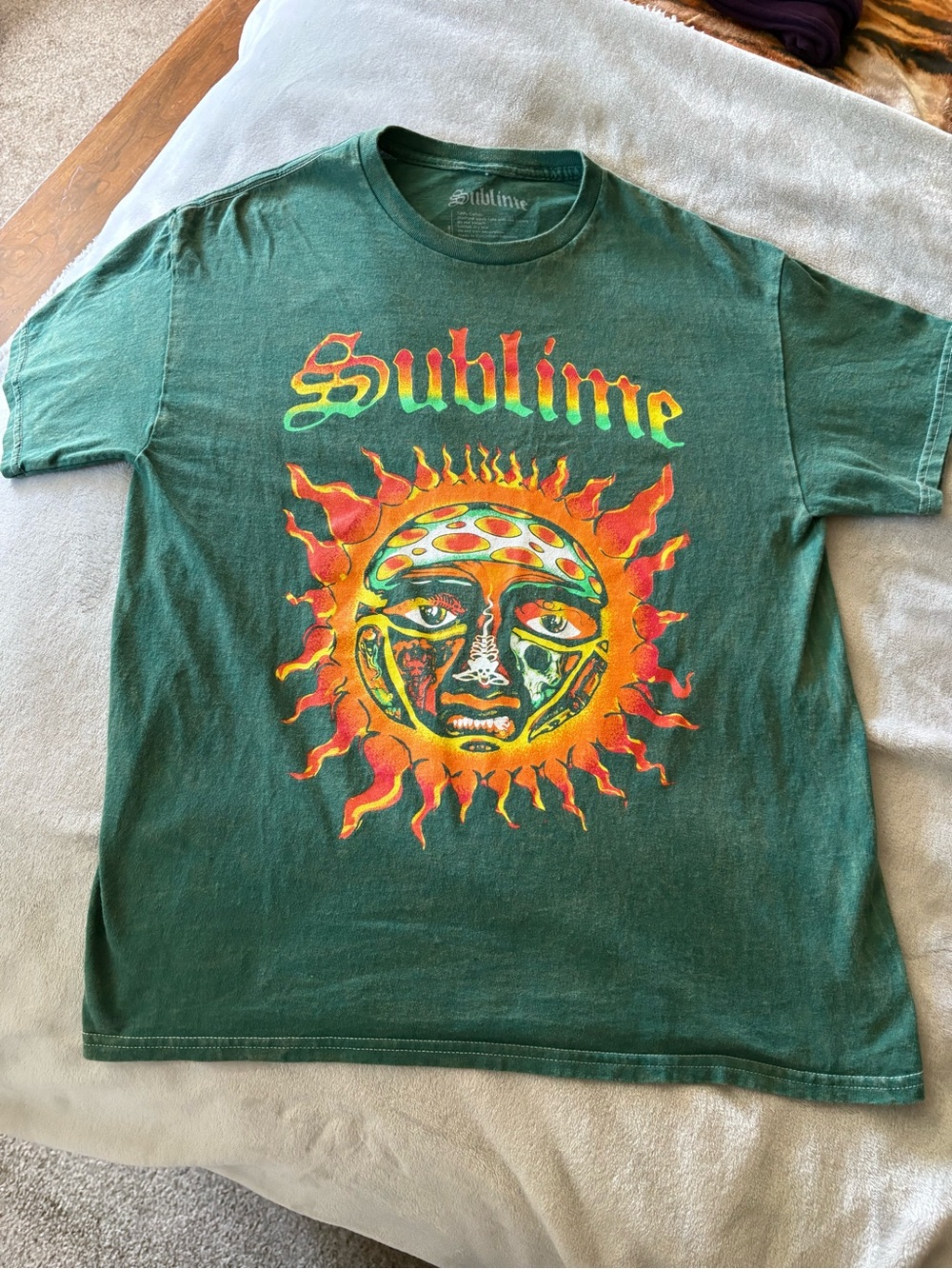 Sublime Green Graphic Band Tee